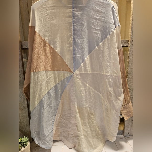 Free people pastel rainbow button down - Picture 12 of 16